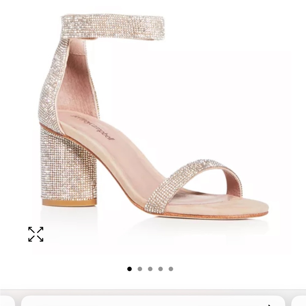 Jeffrey Campbell Laura Rhinestone Sandals.